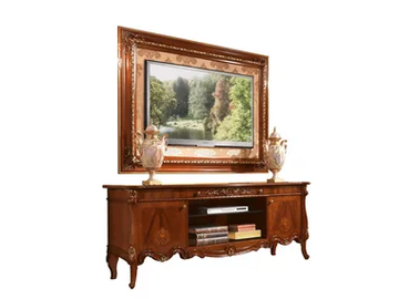 PRESTIGE - Wooden TV cabinet with doors with drawers by Barnini Oseo - view 2
